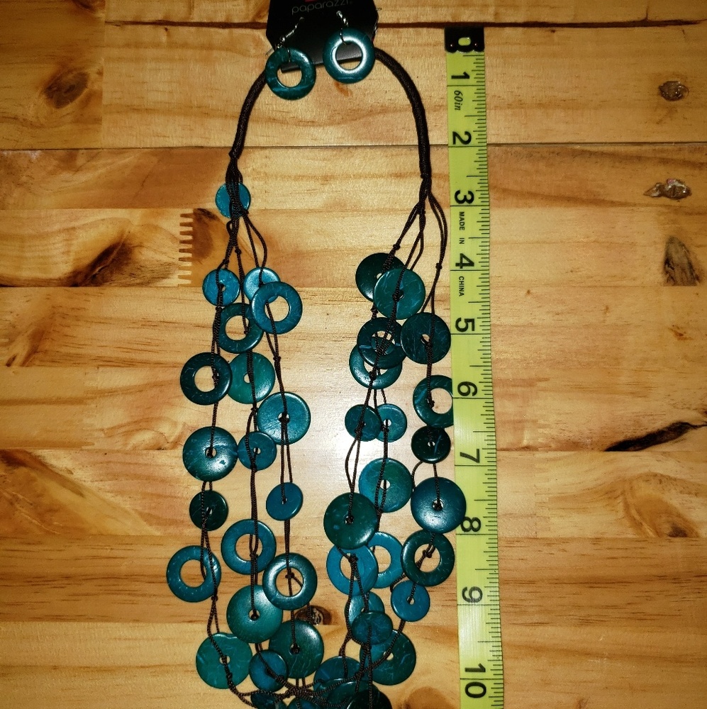 Necklace and earrings